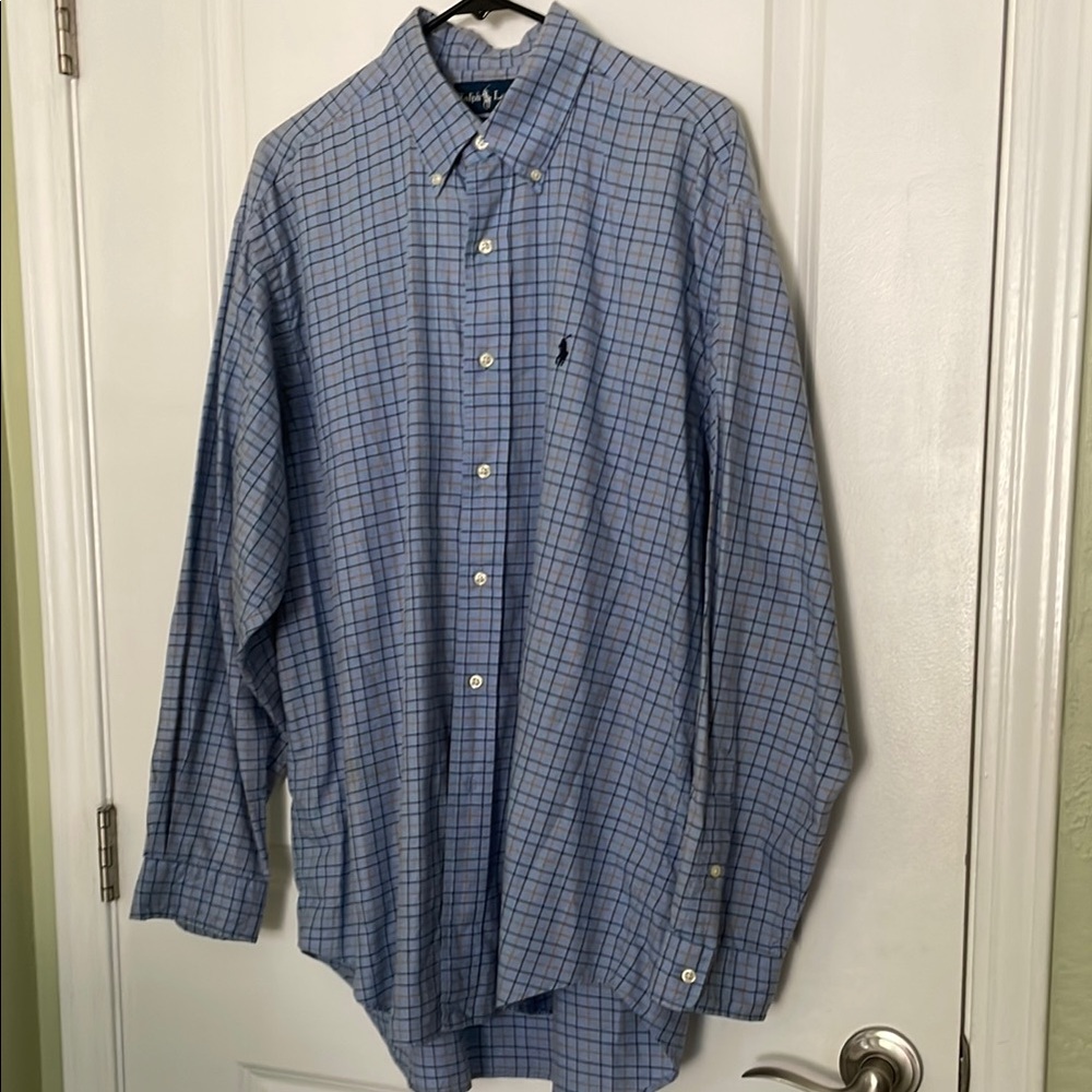 Polo by Ralph Lauren Blue Casual Button Down Shirt